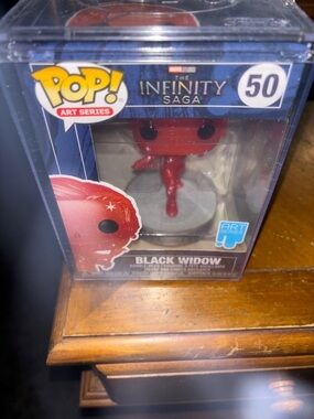 Funko Pop! Art Series The Infinity Saga Black Widow - Red